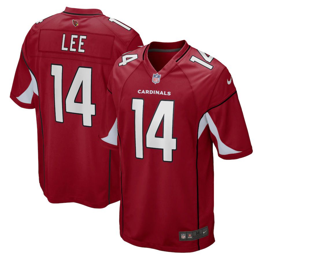 Men Arizona Cardinals #14 Andy Lee Nike Cardinal Game Player NFL Jersey